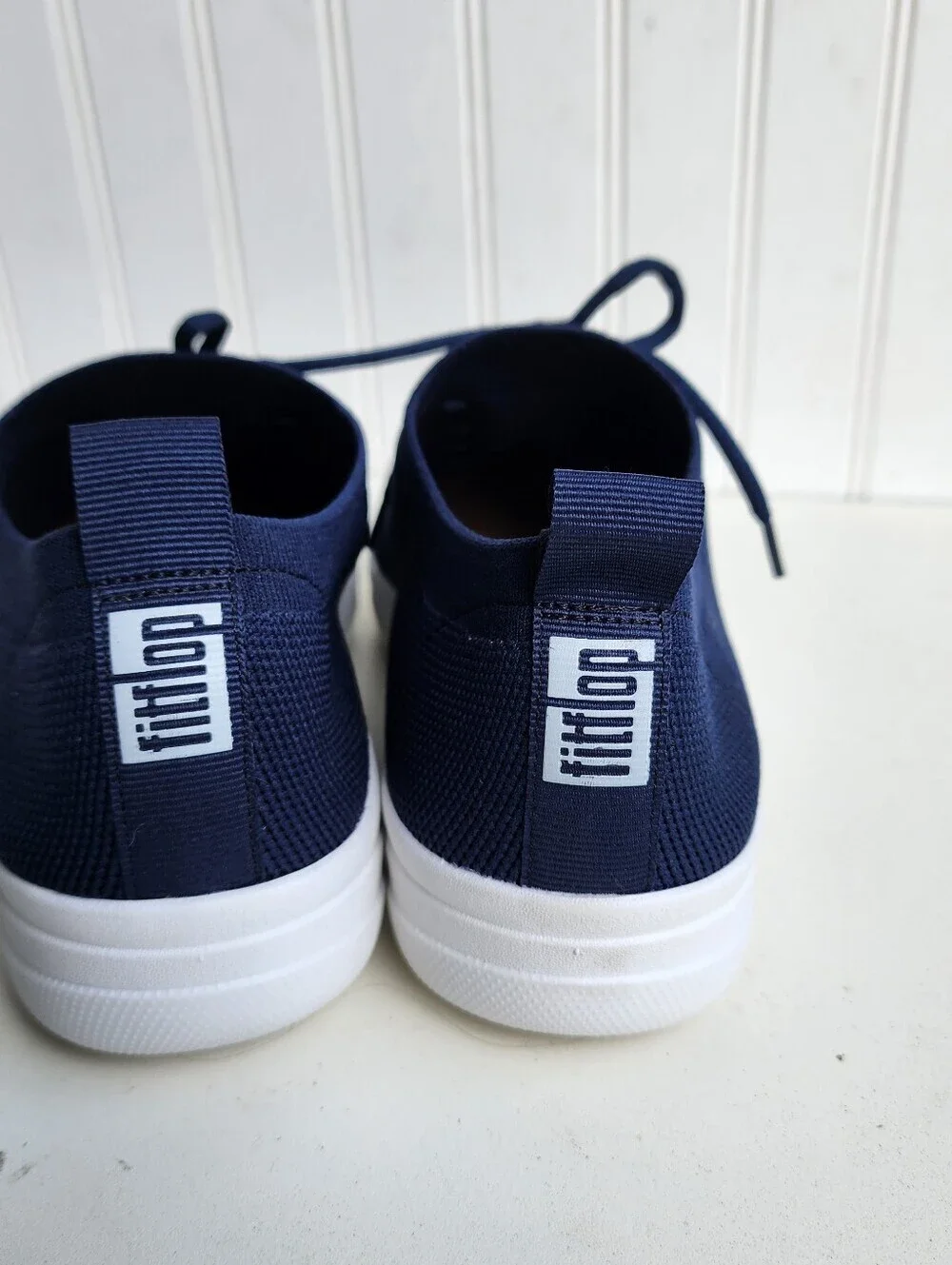 Fitflop F-Sporty Uberknit Sneakers Midnight Navy Blue Women's Lighweight US 10